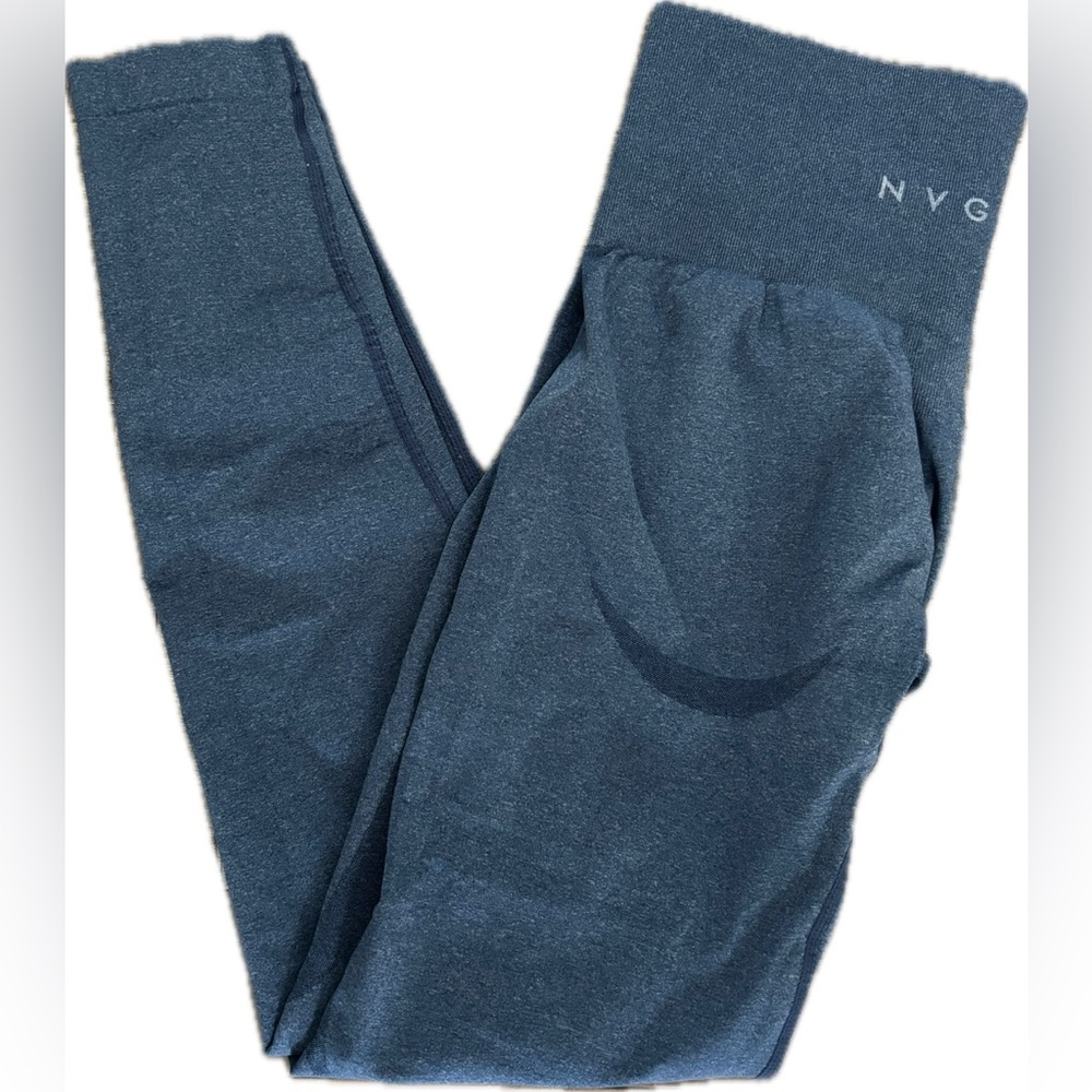 NVGTN Slate Blue Curve Seamless Leggings